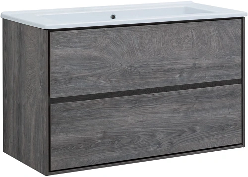 Тумба под раковину Aquanet Милан 105 дуб рошелье 00339972 подвесная Тумба под раковину Aquanet Милан 105 дуб рошелье 00339972 подвесная