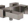 Смеситель для ванны GROHE Eurocube, темный графит матовый (23140AL0) Смеситель для ванны GROHE Eurocube, темный графит матовый (23140AL0)