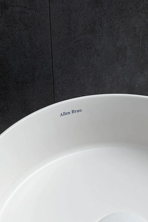 Раковина Allen Brau Fantasy Line 36 4.11032.21 накладная, белый матовый Раковина Allen Brau Fantasy Line 36 4.11032.21 накладная, белый матовый