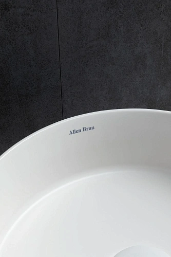Раковина Allen Brau Fantasy Line 36 4.11032.21 накладная, белый матовый Раковина Allen Brau Fantasy Line 36 4.11032.21 накладная, белый матовый