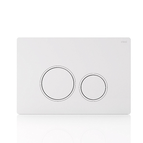 Клавиша смыва CTESI Round (белая) BK0202121 Клавиша смыва CTESI Round (белая) BK0202121