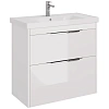 Тумба под раковину DREJA PRIME, 90 см, подвесная/напольная, 2 ящика, белый глянец 99.9302 Тумба под раковину DREJA PRIME, 90 см, подвесная/напольная, 2 ящика, белый глянец 99.9302