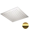 Верхний душ Remer 357EFS44BG потолочный 44 см, золото брашированное