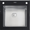 Картинка анонса товара «кухонная мойка tolero ceramic glass tg-500 (чёрная) 765048»