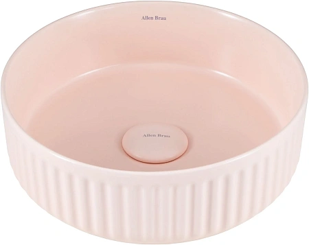 Раковина Allen Brau Fantasy Line 36 4.11032.SM накладная, розовый Раковина Allen Brau Fantasy Line 36 4.11032.SM накладная, розовый