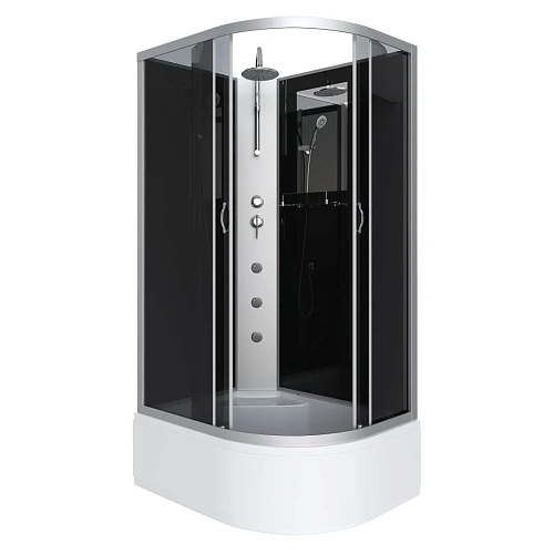 Душевая кабина Niagara Classic NG-2510-14LBKTG (1200х800х2100) высокий поддон (40см) стекло тонированное 25101434LBKTG Душевая кабина Niagara Classic NG-2510-14LBKTG (1200х800х2100) высокий поддон (40см) стекло тонированное 25101434LBKTG