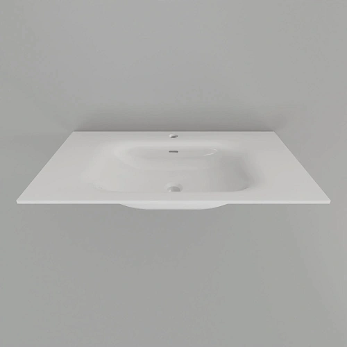 Раковина ArtDecco Luna 81 ALNAS081S акриловая, белый матовый Раковина ArtDecco Luna 81 ALNAS081S акриловая, белый матовый