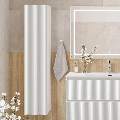 Шкаф-пенал BelBagno UNO-1600-1A-SC-BO 330x300x1600мм, Bianco Opaco Шкаф-пенал BelBagno UNO-1600-1A-SC-BO 330x300x1600мм, Bianco Opaco