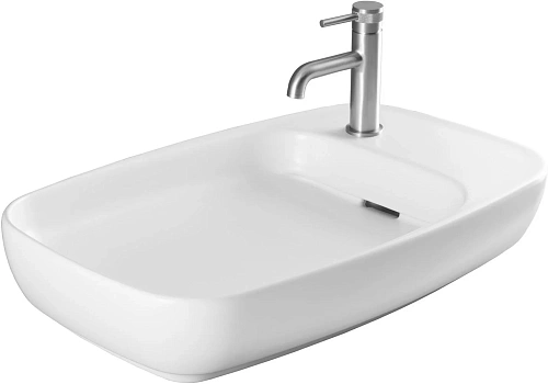 Раковина Allen Brau Liberty 4.32012.21 накладная, белый матовый Раковина Allen Brau Liberty 4.32012.21 накладная, белый матовый