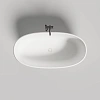 Ванна отдельностоящая Salini LUCE 150x75 покраска по RAL полностью 100122MF из искусственого камня S-Stone Ванна отдельностоящая Salini LUCE 150x75 покраска по RAL полностью 100122MF из искусственого камня S-Stone