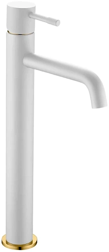 Смеситель для раковины Boheme Uno 462-WG White Gold Смеситель для раковины Boheme Uno 462-WG White Gold