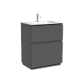 Тумба под раковину SANCOS Folk Floor FL70FGS 690х445х850 Grey soft, напольная Тумба под раковину SANCOS Folk Floor FL70FGS 690х445х850 Grey soft, напольная