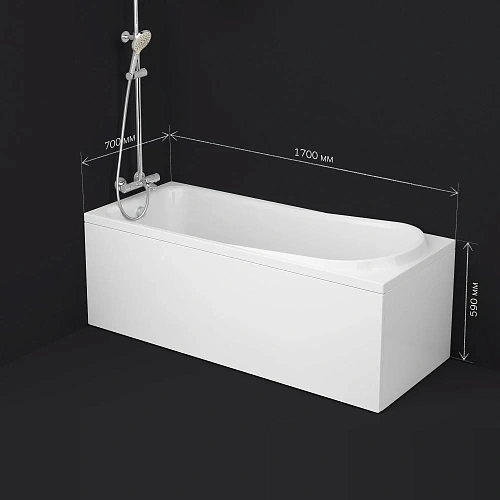 Акриловая ванна AM.PM Like W80A-170-070W-A A0 170х70 см, шт Акриловая ванна AM.PM Like W80A-170-070W-A A0 170х70 см, шт