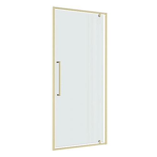 Душевая дверь Niagara Nova NG-45-8ASG (80х195) распашная, золото сатин, стекло прозрачное Душевая дверь Niagara Nova NG-45-8ASG (80х195) распашная, золото сатин, стекло прозрачное