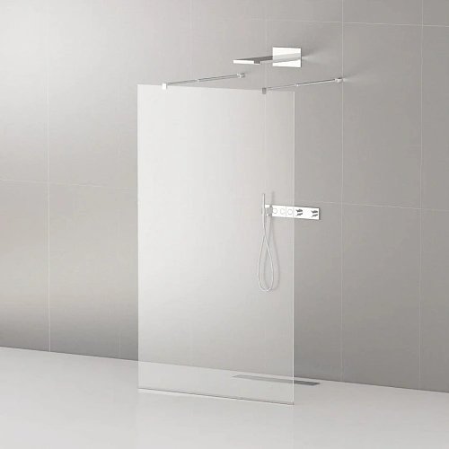 Душевая перегородка CEZARES LIBERTA-L-2-80-C-Cr 80см стекло прозрачное, профиль хром Душевая перегородка CEZARES LIBERTA-L-2-80-C-Cr 80см стекло прозрачное, профиль хром