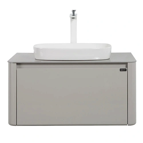 Тумба с раковиной Black&White U915.800 Blum металлический ящик, керамогранит / раковина (800x495x400 915800 Тумба с раковиной Black&White U915.800 Blum металлический ящик, керамогранит / раковина (800x495x400 915800