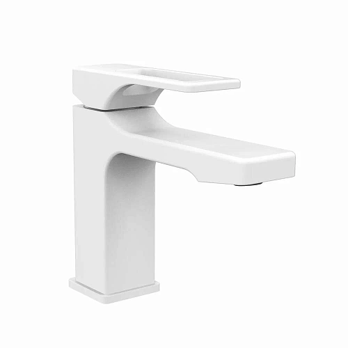 Смеситель для раковины Splenka S55.10.08 монолитный, белый Смеситель для раковины Splenka S55.10.08 монолитный, белый