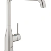 Смеситель для кухни GROHE Accent с поворотным L-образным изливом, суперсталь (30423DC0) Смеситель для кухни GROHE Accent с поворотным L-образным изливом, суперсталь (30423DC0)