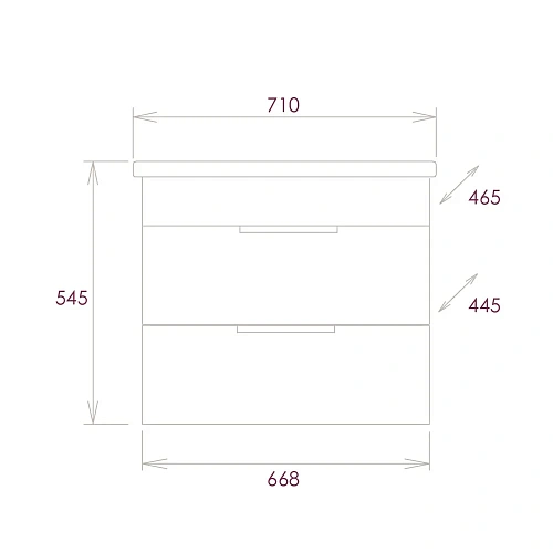 Тумба под раковину Onika ЛЕГРАН 70.13 дуб галифакс 107048 Тумба под раковину Onika ЛЕГРАН 70.13 дуб галифакс 107048