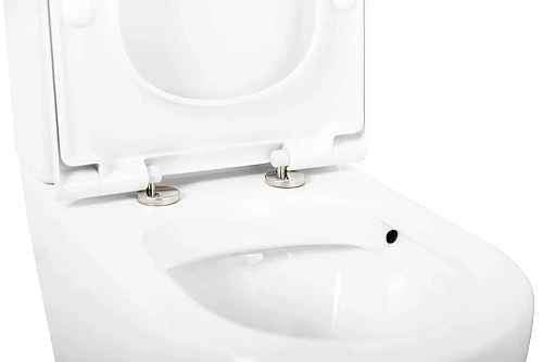 Унитаз напольный CEZARES STYLUS CZR-152-CPR/CZR-GN-SC безободковый с сиденьем Унитаз напольный CEZARES STYLUS CZR-152-CPR/CZR-GN-SC безободковый с сиденьем