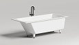 Детальная картинка товара «ванна из искусственного камня salini cascata kit 180x80 104523m s-stone»