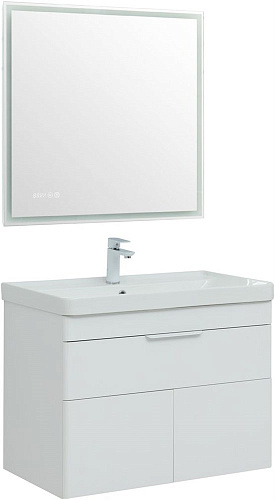 Тумба под раковину Aquanet Ирис new 815 белый глянец (1 ящик, 2 дверцы) 00310150 Тумба под раковину Aquanet Ирис new 815 белый глянец (1 ящик, 2 дверцы) 00310150