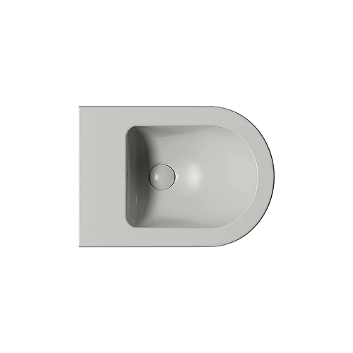Биде подвесное GSI PURA серый матовый (8864117) Биде подвесное GSI PURA серый матовый (8864117)