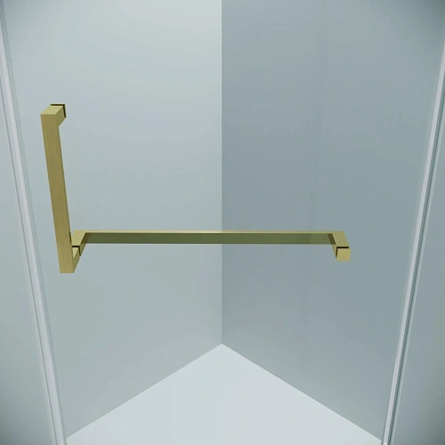 Душевой уголок GROSSMAN Pragma 302.K33.03.1010.32.00 (100x100x195) трапеция,распашн,золото сатин,стекло прозр Душевой уголок GROSSMAN Pragma 302.K33.03.1010.32.00 (100x100x195) трапеция,распашн,золото сатин,стекло прозр