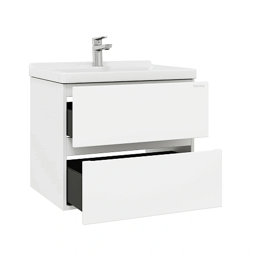 Тумба под раковину Onika Эвада 60 см 106156 подвесная, белая (для Миранда 60) Тумба под раковину Onika Эвада 60 см 106156 подвесная, белая (для Миранда 60)
