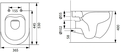 Комплект унитаза Allen Brau Reality 4.32006.20/8.9466.0.000.000.1 (00316510) с инсталляцией, белый глянец Комплект унитаза Allen Brau Reality 4.32006.20/8.9466.0.000.000.1 (00316510) с инсталляцией, белый глянец