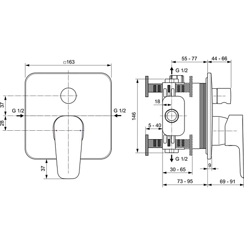 Смеситель для ванны Ideal Standard CERAFINE MODEL D A7348AA Смеситель для ванны Ideal Standard CERAFINE MODEL D A7348AA