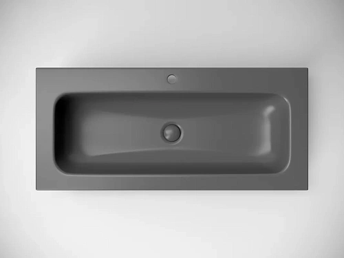 Раковина Ceramica Nova Grace CN7013MDH 1010x457x137 мм мебельная, темный антрацит матовый Раковина Ceramica Nova Grace CN7013MDH 1010x457x137 мм мебельная, темный антрацит матовый