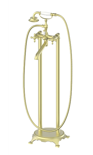 Смеситель для ванны Wonzon & Woghand напольный, брашированное золото (WW-88649020-BG) Смеситель для ванны Wonzon & Woghand напольный, брашированное золото (WW-88649020-BG)