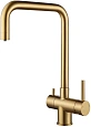 Смеситель для кухни Paulmark Wetter, брашированное золото, We213030-BG Смеситель для кухни Paulmark Wetter, брашированное золото, We213030-BG