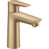 Картинка анонса товара «смеситель для раковины hansgrohe talis e со средним изливом и сливным гарнитуром 71710140, шлиф. бро»