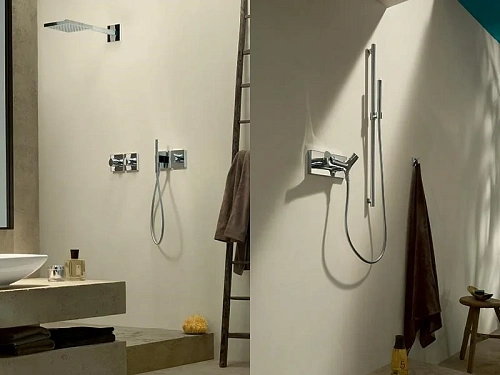 Смеситель для душа Axor Starck Organic 12710000 термостатический Смеситель для душа Axor Starck Organic 12710000 термостатический