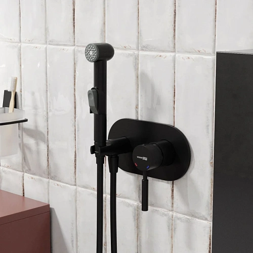 Гигиенический душ WasserKRAFT Gollach 3338 черный Гигиенический душ WasserKRAFT Gollach 3338 черный