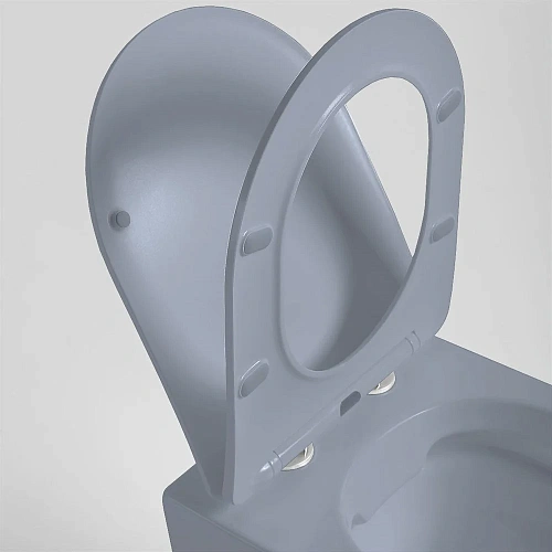 Унитаз подвесной Vincea Globo VT1-14SMO безободковый, цвет океан мат., ультратонкое сиденье soft-clo Унитаз подвесной Vincea Globo VT1-14SMO безободковый, цвет океан мат., ультратонкое сиденье soft-clo