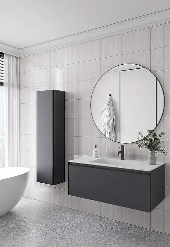 Тумба под раковину Armadi Art QUATRO 1 100CM ANTHRACITE цвет профиль ANTHRACITE 790-M1-100-A-A антрацит Тумба под раковину Armadi Art QUATRO 1 100CM ANTHRACITE цвет профиль ANTHRACITE 790-M1-100-A-A антрацит