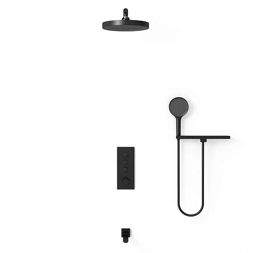 Душевая система Vincea Inspire VSFW-433TI2RMB встраиваемая, черный Душевая система Vincea Inspire VSFW-433TI2RMB встраиваемая, черный