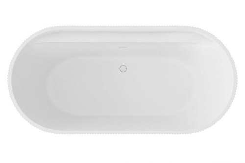 Ванна отдельностоящая ABBER AB9444MW 170x80 универсальная, белая матовая, акриловая Ванна отдельностоящая ABBER AB9444MW 170x80 универсальная, белая матовая, акриловая