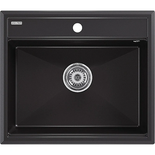 Кухонная мойка Paulmark STEPIA 60 PM115951-BLM, черный металлик, 590х510 Кухонная мойка Paulmark STEPIA 60 PM115951-BLM, черный металлик, 590х510