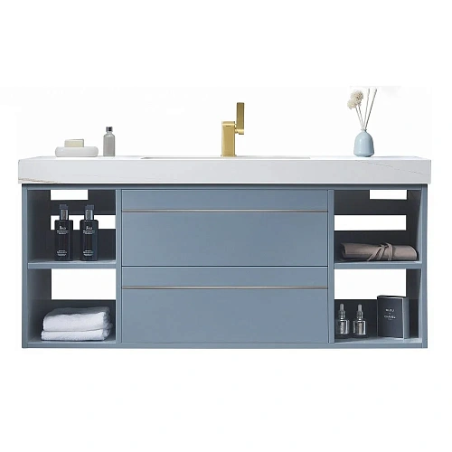 Тумба с раковиной Orans BC-1129-1200 столешница RB003, раковина, цвет: PU032 (1200x550x550) 11291200 Тумба с раковиной Orans BC-1129-1200 столешница RB003, раковина, цвет: PU032 (1200x550x550) 11291200