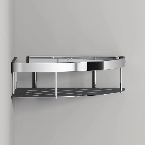 Полка AM.PM Sense L A7454100 угловая, хром Полка AM.PM Sense L A7454100 угловая, хром