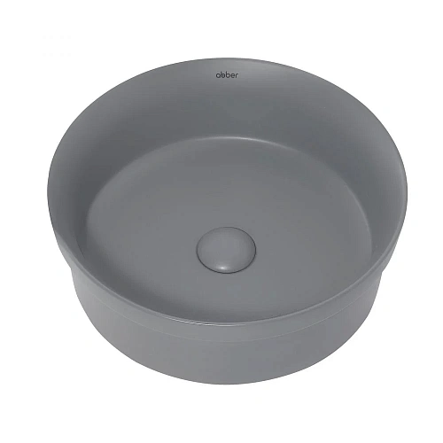 Раковина ABBER Bequem AC2103MG накладная, серая матовая Раковина ABBER Bequem AC2103MG накладная, серая матовая