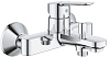 Картинка анонса товара «смеситель для ванны grohe bauedge, настенный монтаж (23605000)»