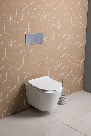 Унитаз подвесной Aquanet Atago 3.0 Tornado 00348006 с сиденьем, белый