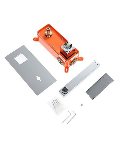 Смеситель для раковины Orange Lutz M04-722cr скрытого монтажа с внутренней частью Смеситель для раковины Orange Lutz M04-722cr скрытого монтажа с внутренней частью