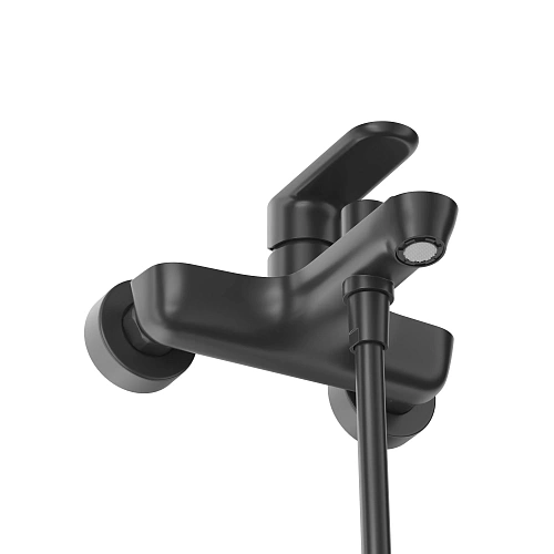 Смеситель для ванны CEZARES STYLUS-VD-NOP с ручным душем, шлангом и держателем, черный матовый Смеситель для ванны CEZARES STYLUS-VD-NOP с ручным душем, шлангом и держателем, черный матовый