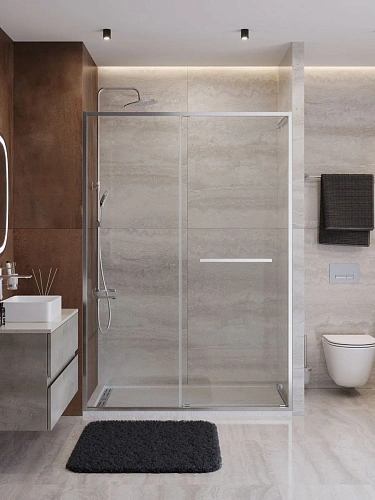 Душевая дверь CEZARES LUX-B-FS-11-140-C-CR 140 см, профиль хром, стекло прозрачное Душевая дверь CEZARES LUX-B-FS-11-140-C-CR 140 см, профиль хром, стекло прозрачное